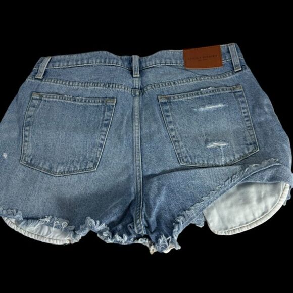 Lucky Brand Distressed.High Waist Cutoff Shorts Sz  14/32 - Picture 2 of 9